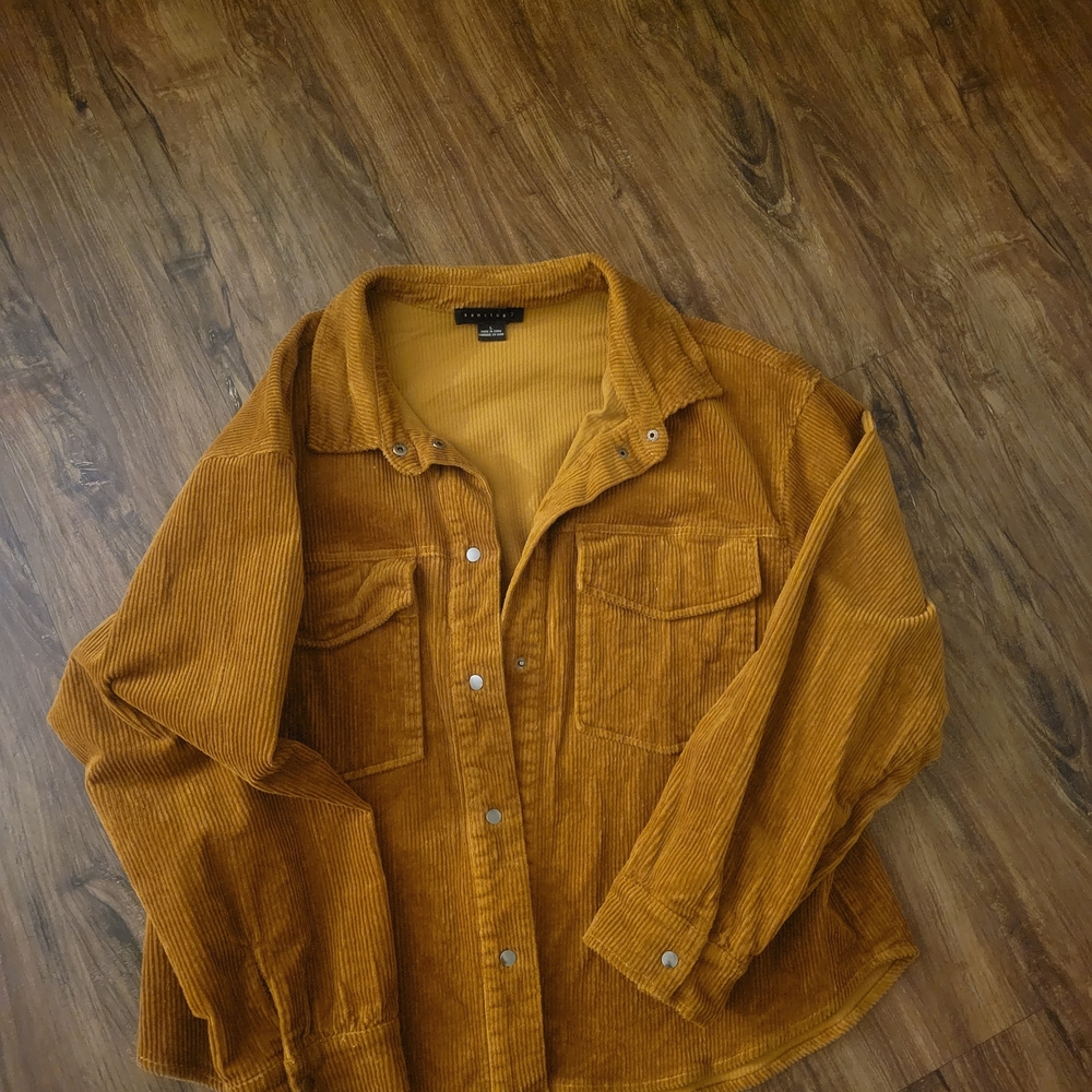 Corduroy Jacket in Mustard